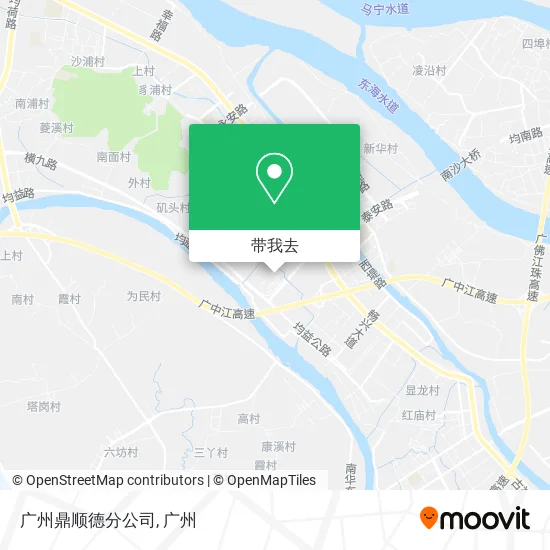 广州鼎顺德分公司地图