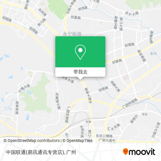 中国联通(易讯通讯专营店)地图
