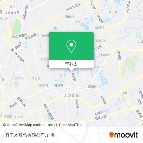 容子木服饰有限公司地图