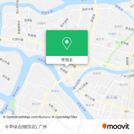 今早绿点(细滘店)地图
