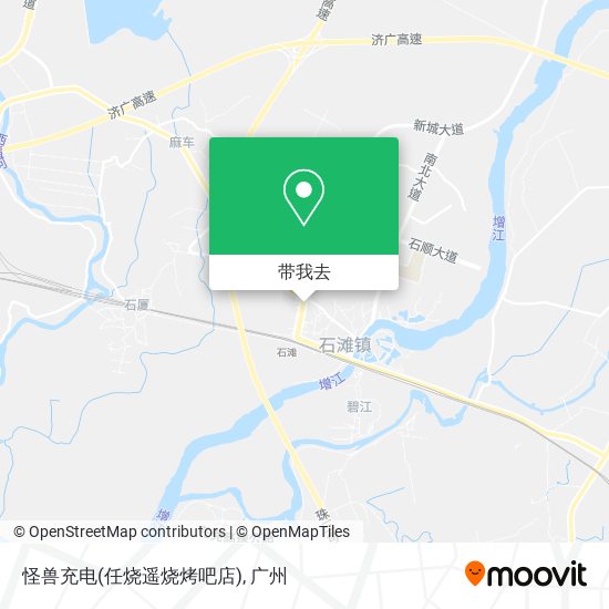 怪兽充电(任烧遥烧烤吧店)地图