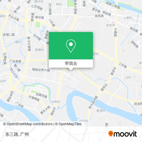 东三路地图