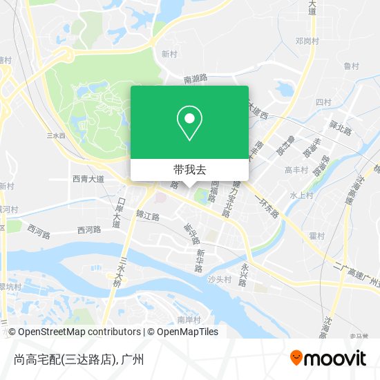 尚高宅配(三达路店)地图