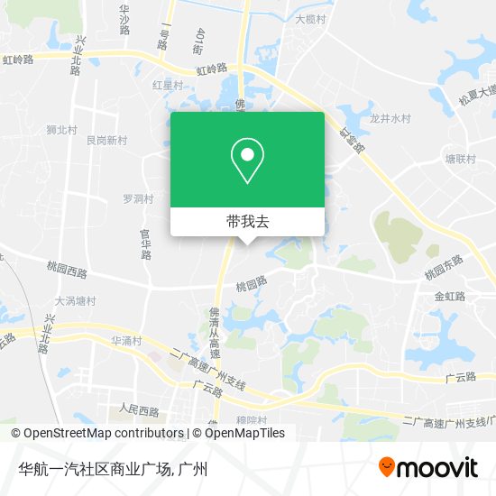 华航一汽社区商业广场地图