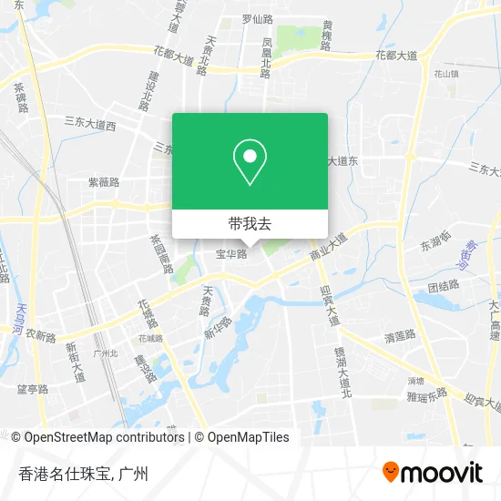 香港名仕珠宝地图