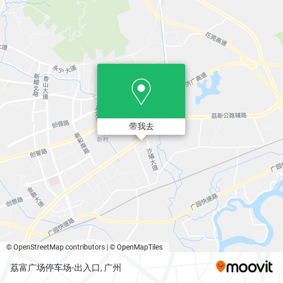 荔富广场停车场-出入口地图