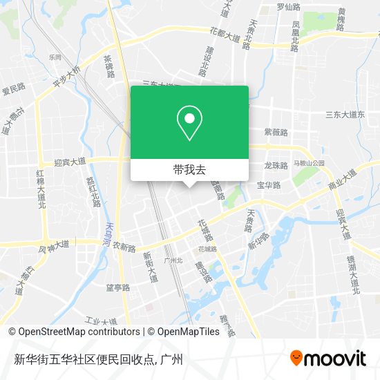 新华街五华社区便民回收点地图