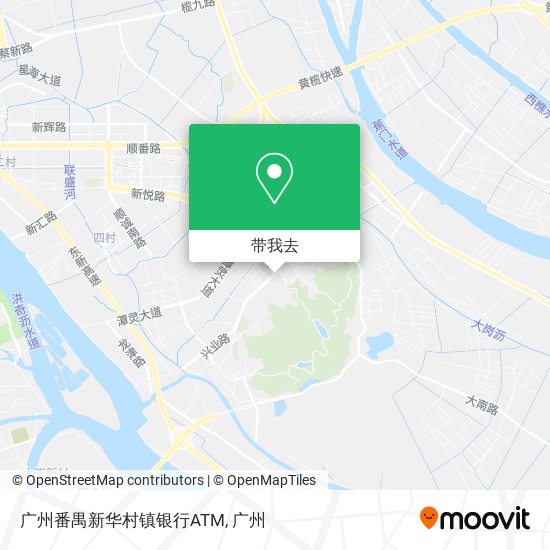 广州番禺新华村镇银行ATM地图
