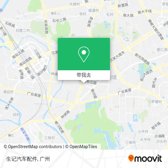 生记汽车配件地图