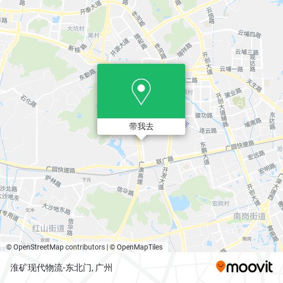 淮矿现代物流-东北门地图