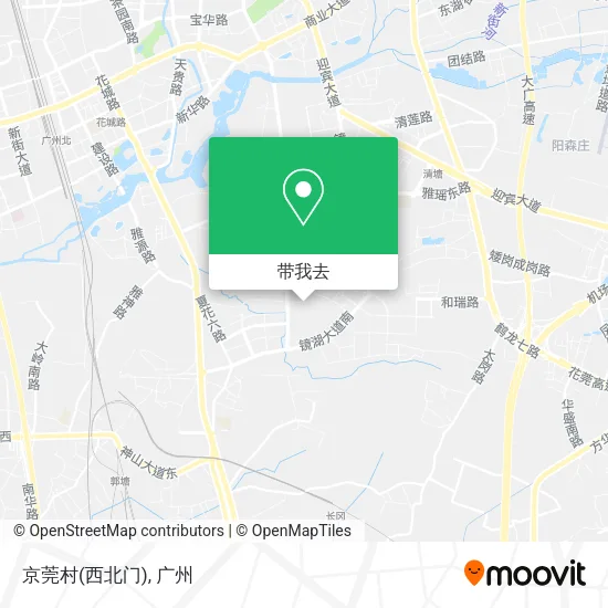 京莞村(西北门)地图
