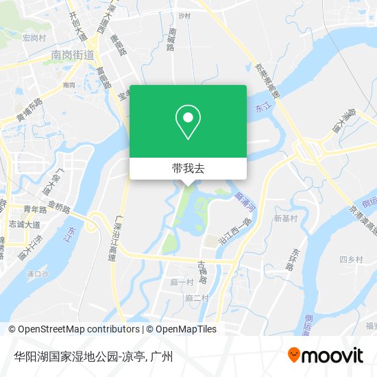 华阳湖国家湿地公园-凉亭地图