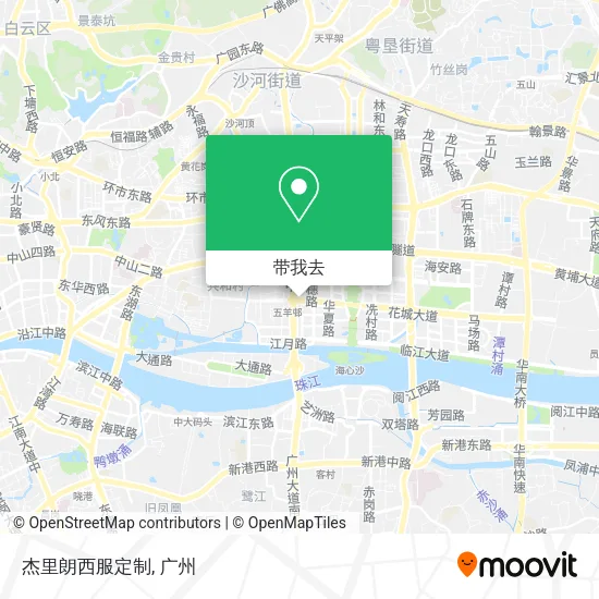 杰里朗西服定制地图