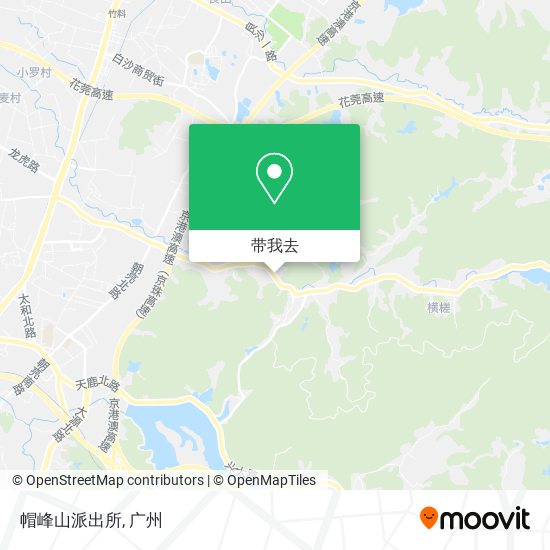 帽峰山派出所地图