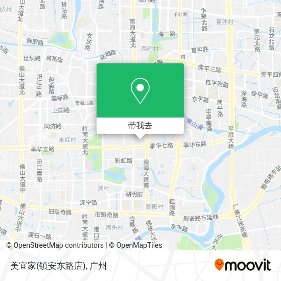 美宜家(镇安东路店)地图