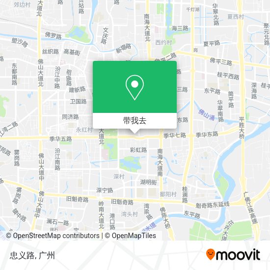 忠义路地图