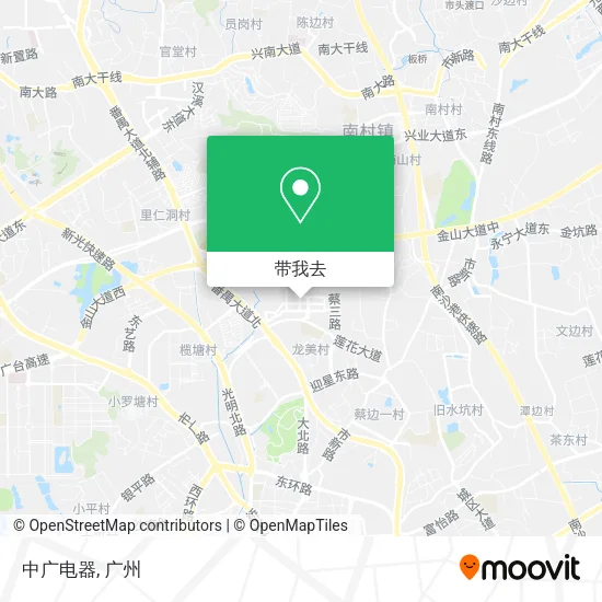 中广电器地图