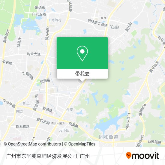 广州市东平黄草埔经济发展公司地图