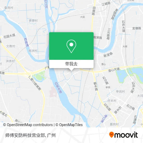 师傅安防科技营业部地图