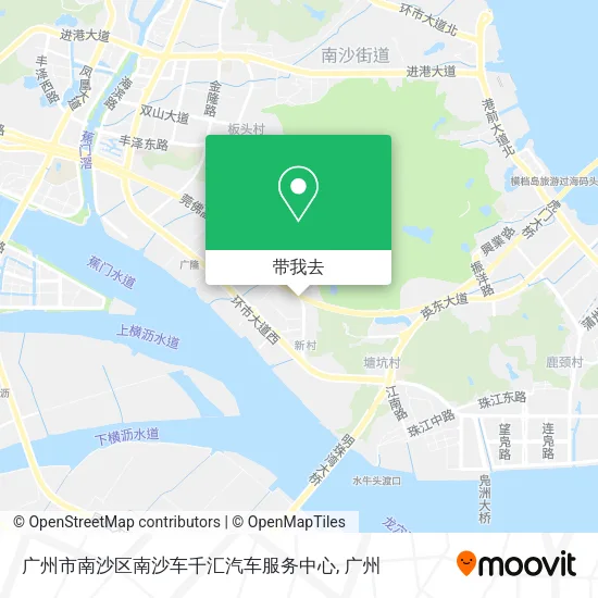 广州市南沙区南沙车千汇汽车服务中心地图