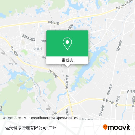 运美健康管理有限公司地图
