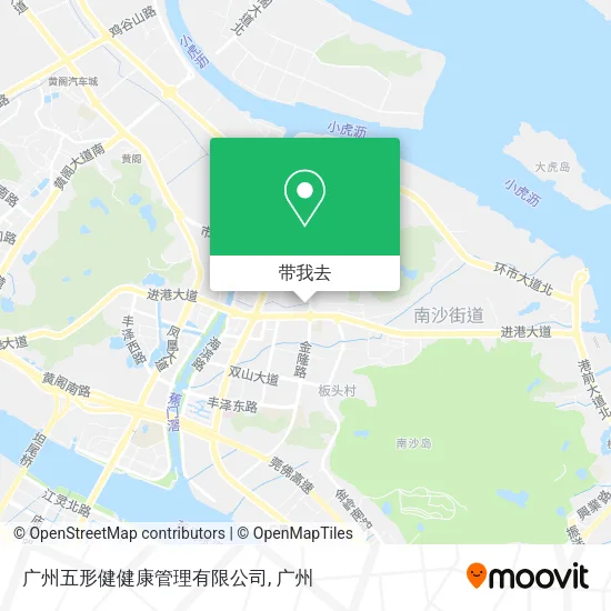 广州五形健健康管理有限公司地图