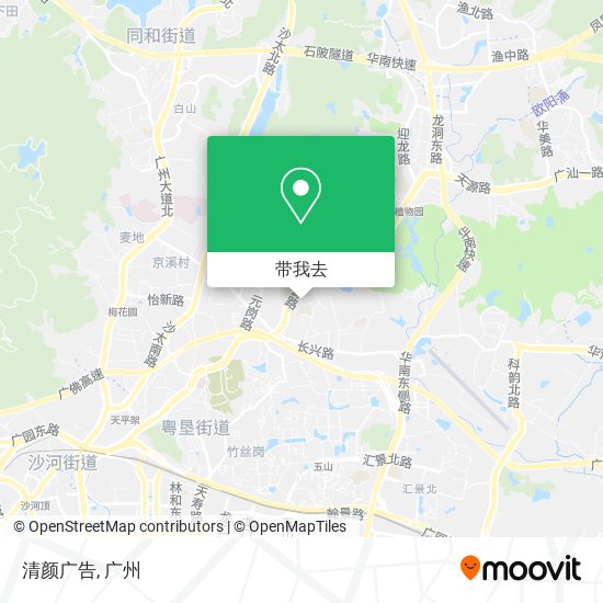 清颜广告地图