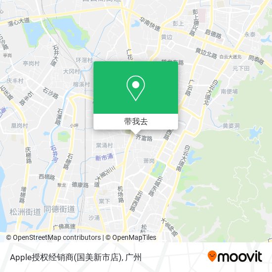 Apple授权经销商(国美新市店)地图