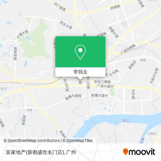 富家地产(新都盛世名门店)地图