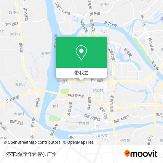 停车场(季华西路)地图