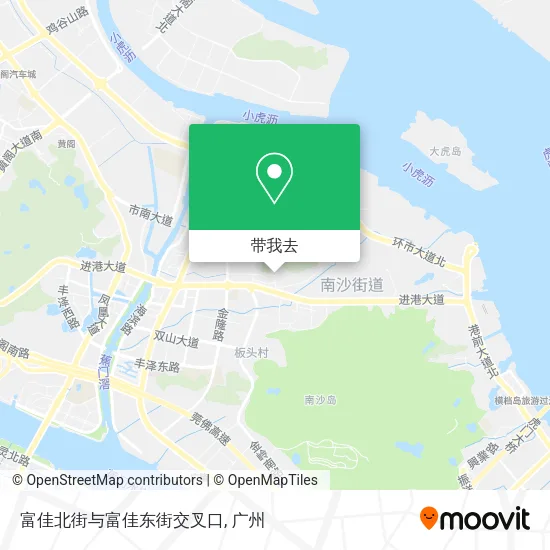 富佳北街与富佳东街交叉口地图