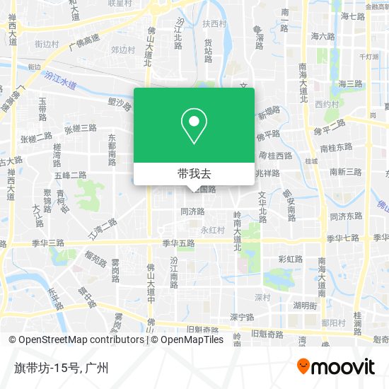 旗带坊-15号地图