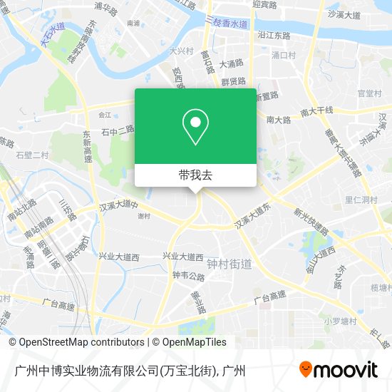 广州中博实业物流有限公司(万宝北街)地图