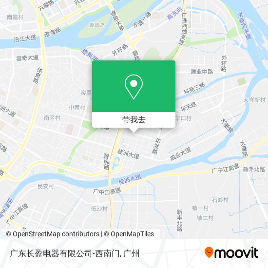 广东长盈电器有限公司-西南门地图