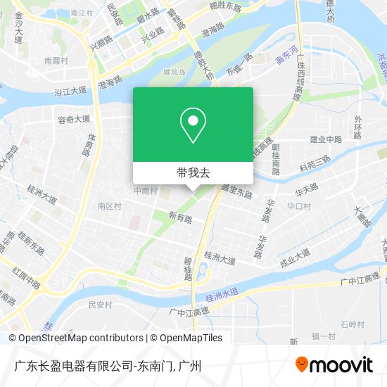 广东长盈电器有限公司-东南门地图