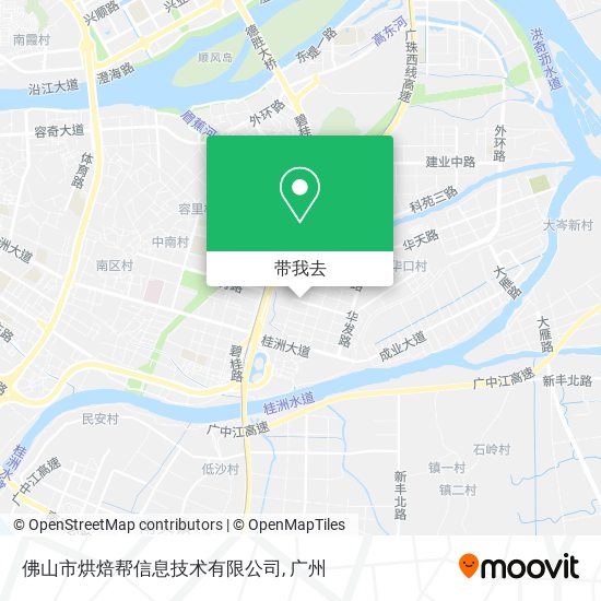 佛山市烘焙帮信息技术有限公司地图