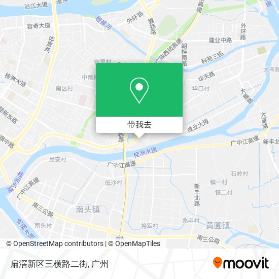 扁滘新区三横路二街地图