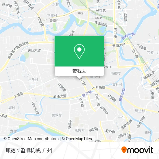 顺德长盈顺机械地图