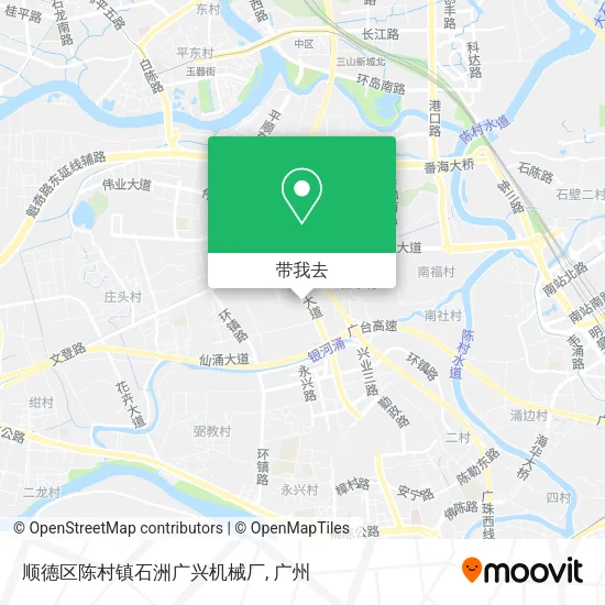 顺德区陈村镇石洲广兴机械厂地图