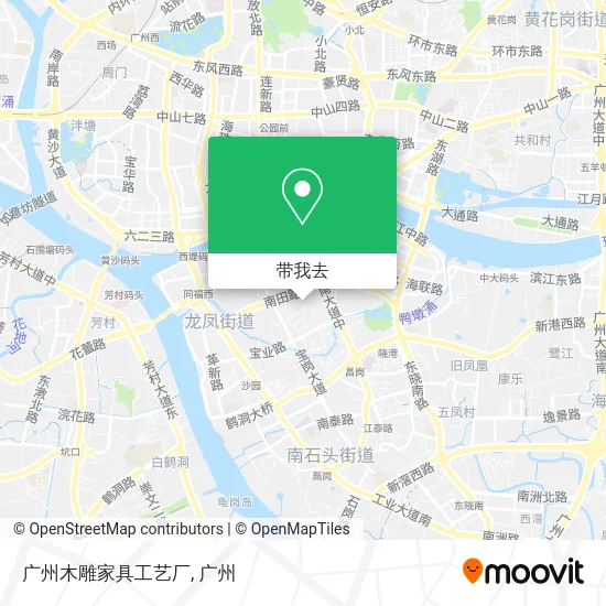 广州木雕家具工艺厂地图