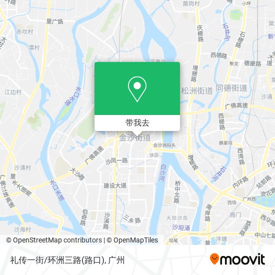 礼传一街/环洲三路(路口)地图