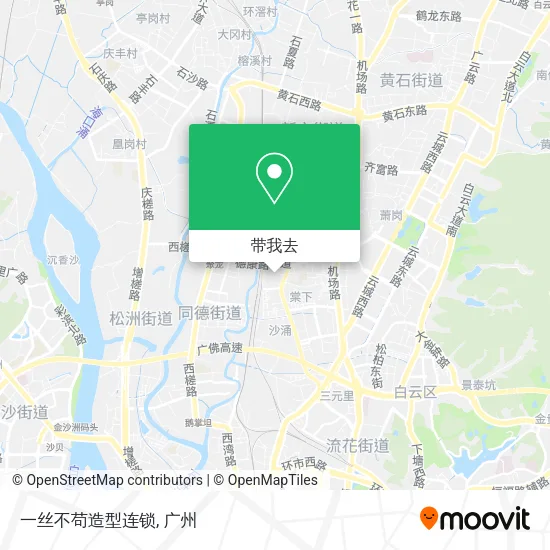 一丝不苟造型连锁地图
