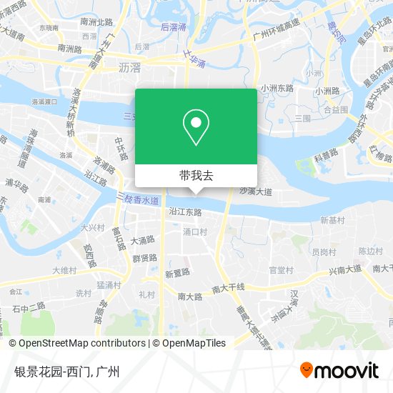 银景花园-西门地图