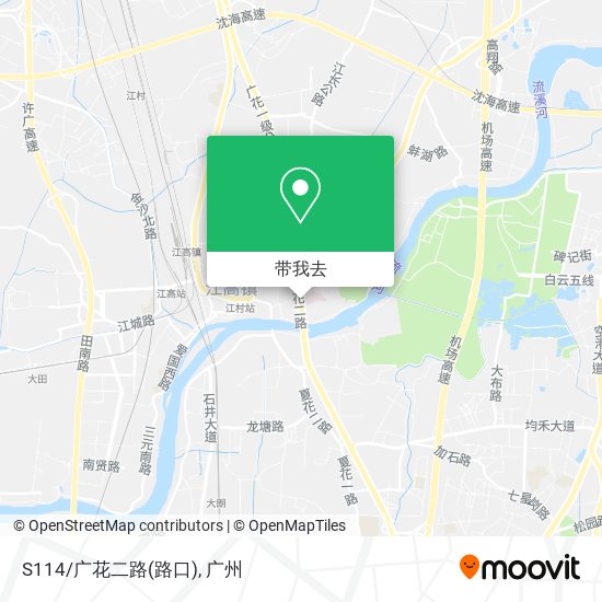 S114/广花二路(路口)地图