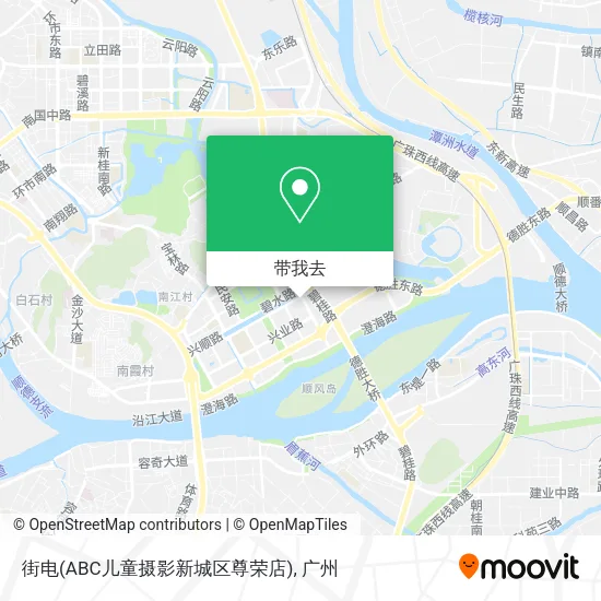 街电(ABC儿童摄影新城区尊荣店)地图