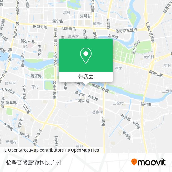 怡翠晋盛营销中心地图