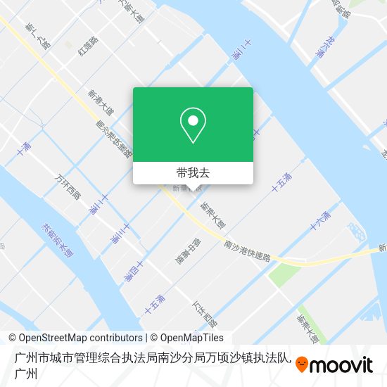 广州市城市管理综合执法局南沙分局万顷沙镇执法队地图