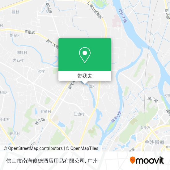 佛山市南海俊德酒店用品有限公司地图