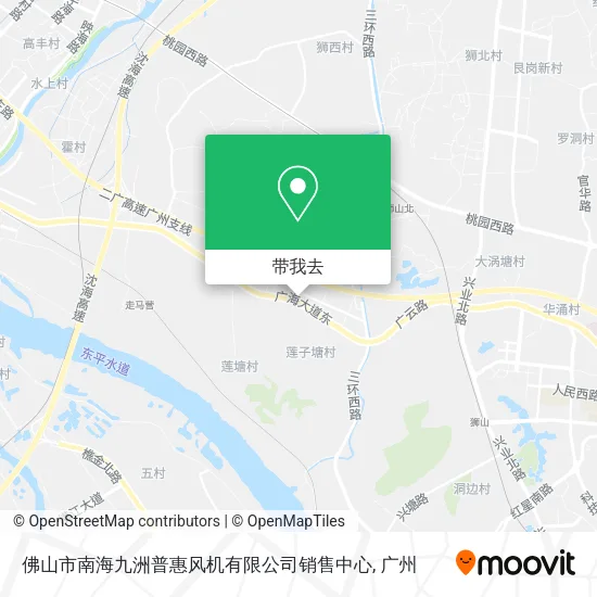 佛山市南海九洲普惠风机有限公司销售中心地图