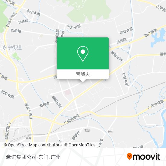 豪进集团公司-东门地图